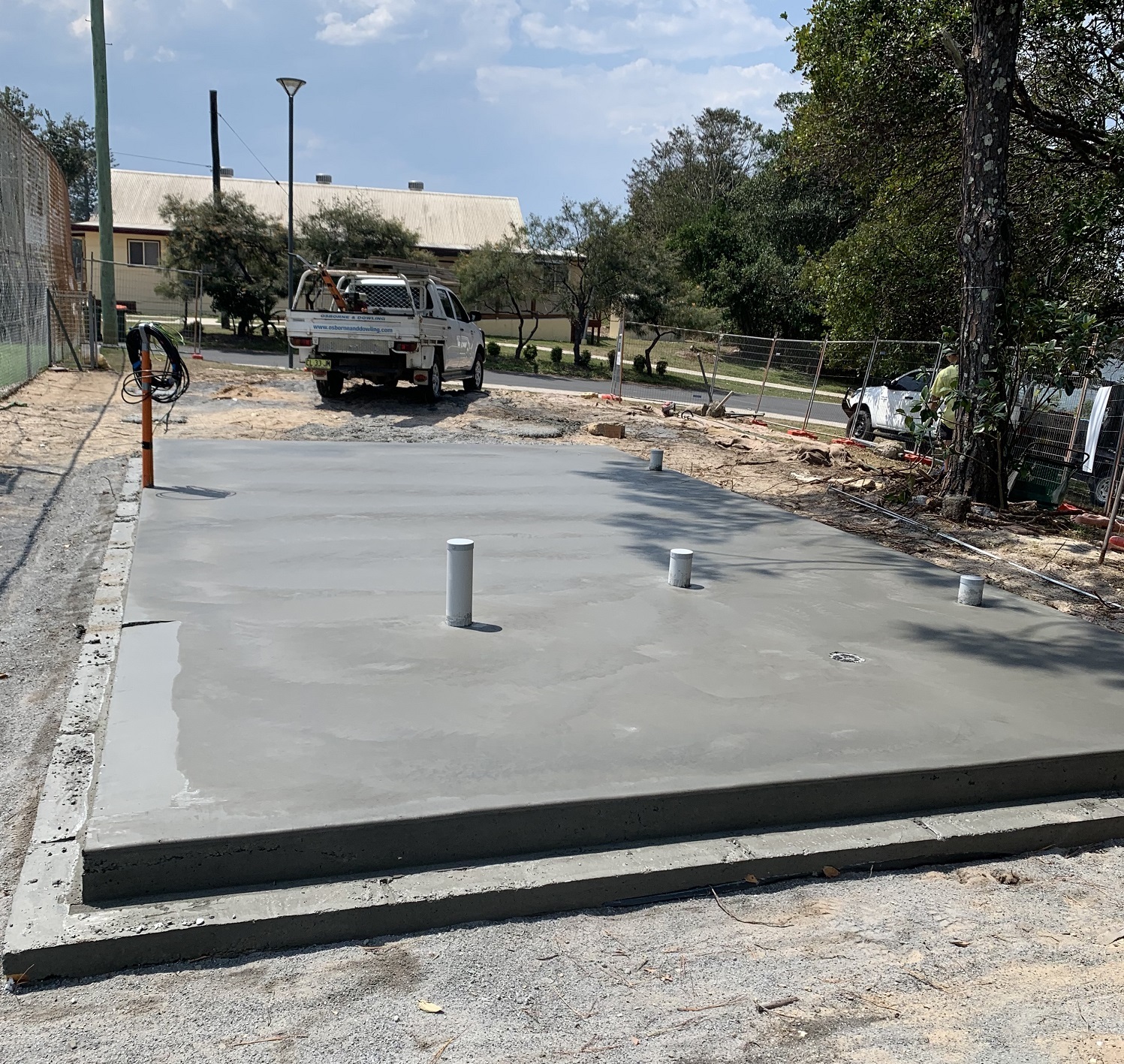 Stuarts Point Clubhouse new slab