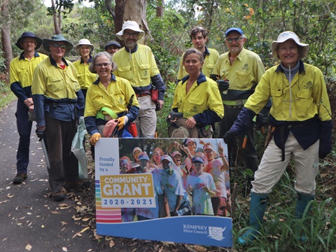 •	South West Rocks Community Dune Care was awarded $5,000 to continue their important work in weed eradication.