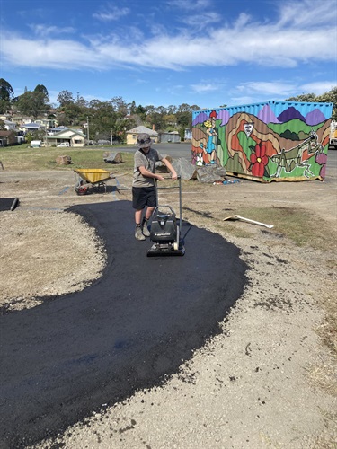 Learn to Ride Pump Track Construction