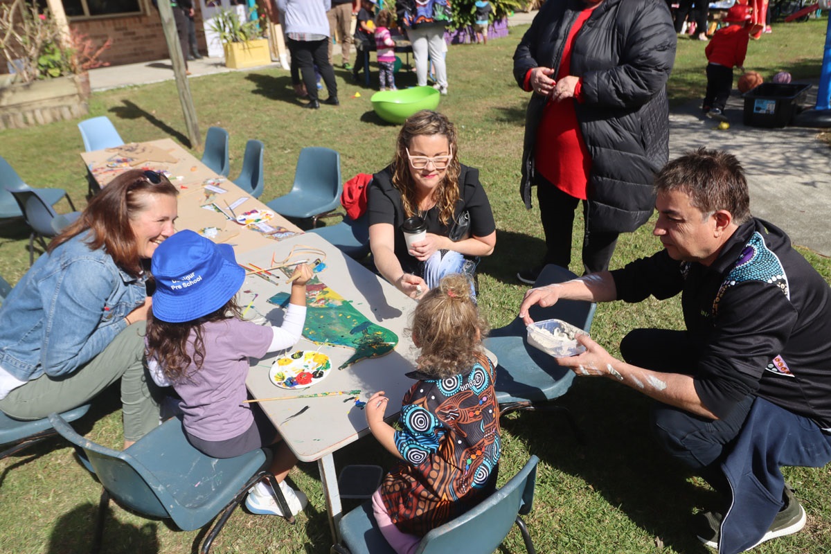 People attending a naidoc week celebration