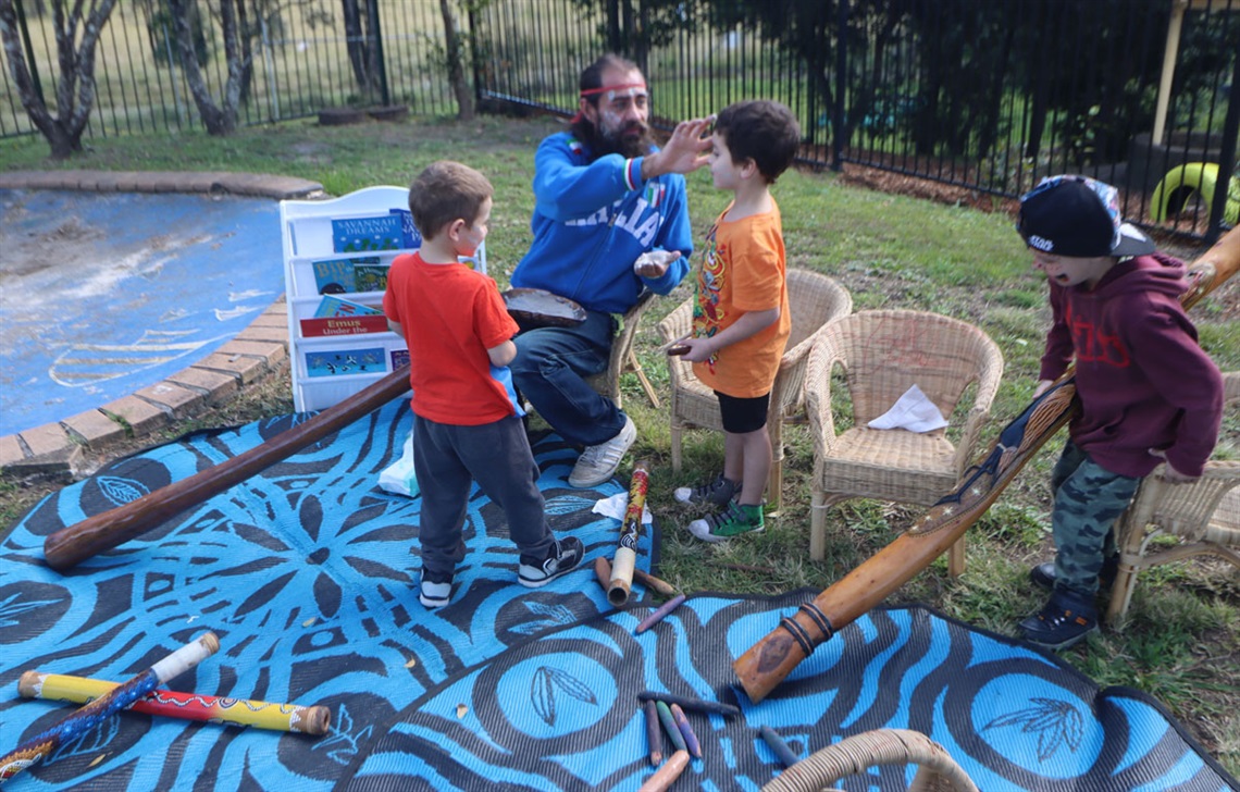 people attending a naidoc celebration