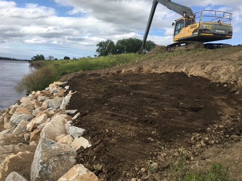 River Levee repairs