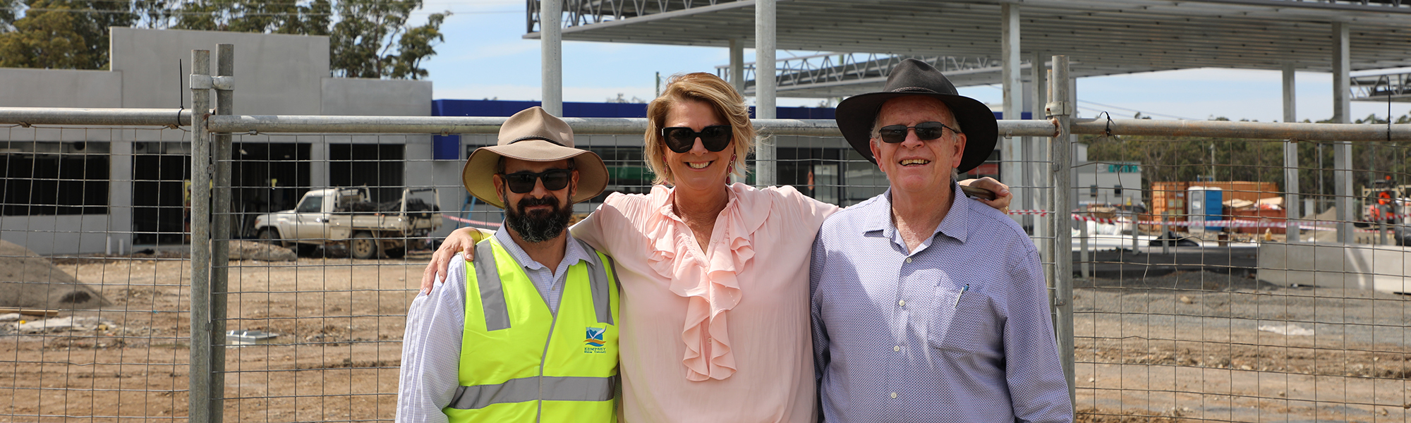 South Kempsey Sewer official opening with Wes Trotter, Melinda Pavey and Leo Hauville