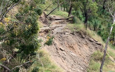 A major slip on Toose Road