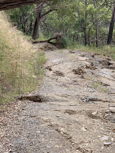 A major slip on Toose Road