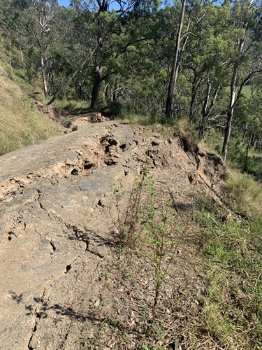 A major slip on Toose Road