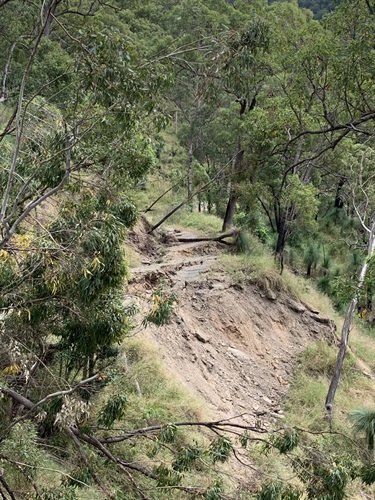 A major slip on Toose Road