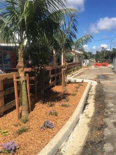 Landscaping concreting