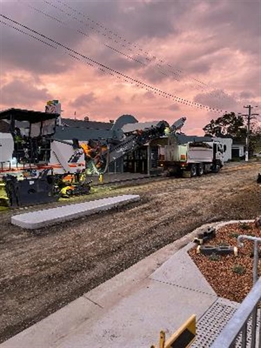 Landscaping concreting