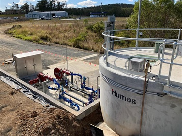 Sewer pump well, pumps