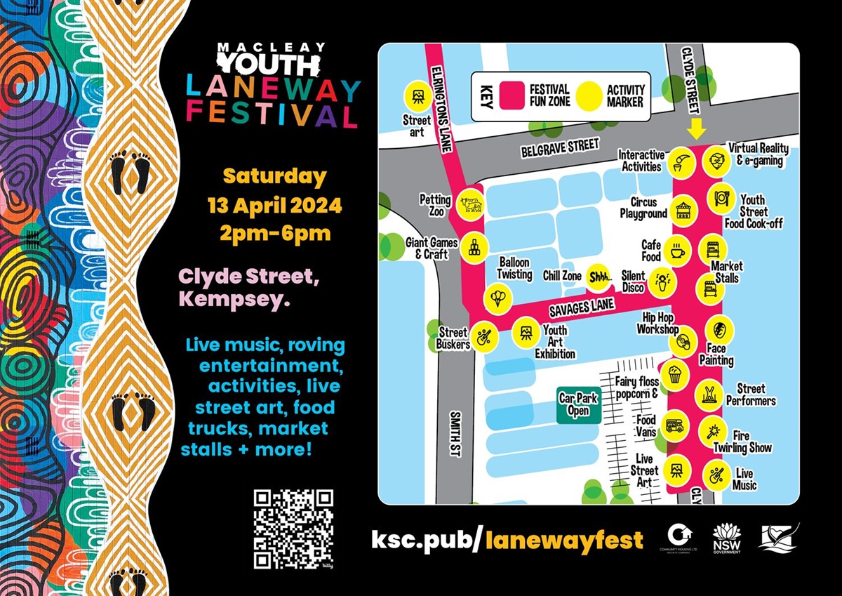 Youth Week Macleay Youth Laneway Festival 2025 Kempsey Shire