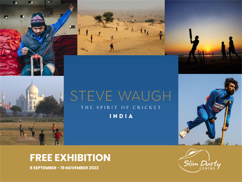 Steve Waugh The Spirit of Cricket Exhibition