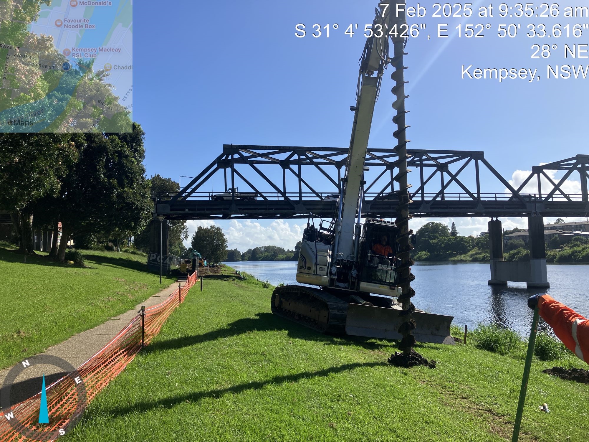 riverbank stabilisation works
