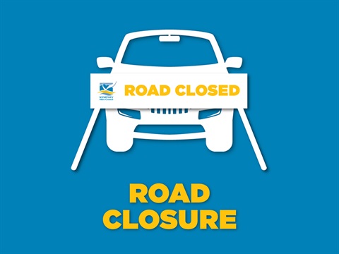 A generic road closure image