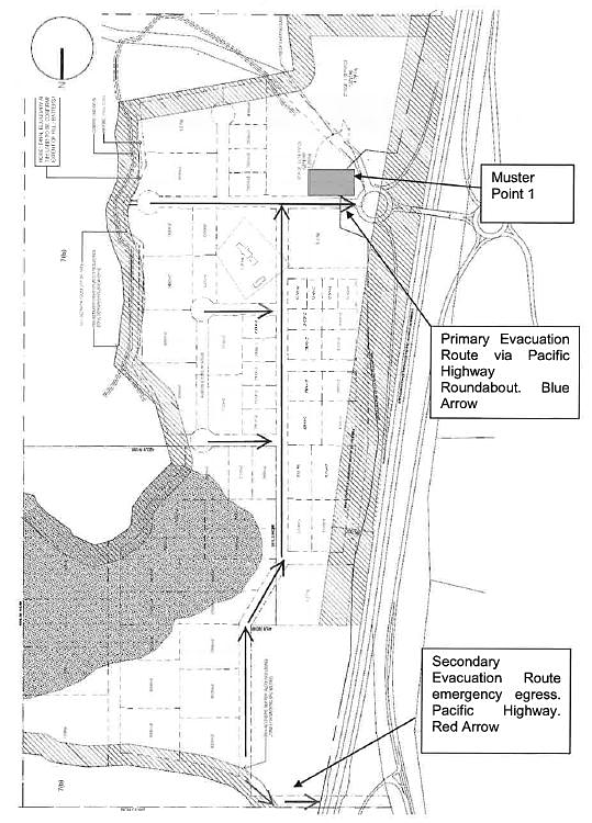 Figure D3-2: Indicative Centralised Evacuation Muster Point