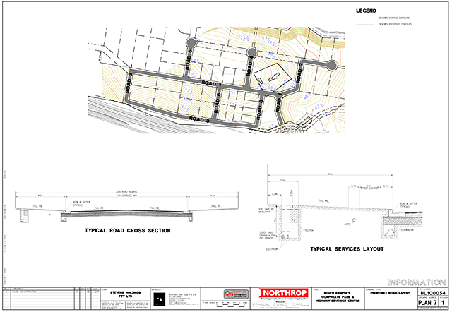 Figure D3-7: Plan 7 - Proposed Road Layout
