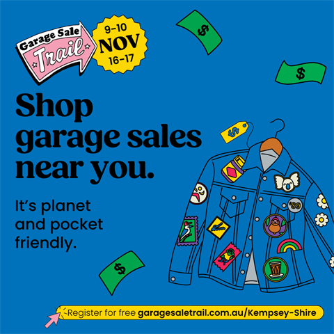 Garage sale trail