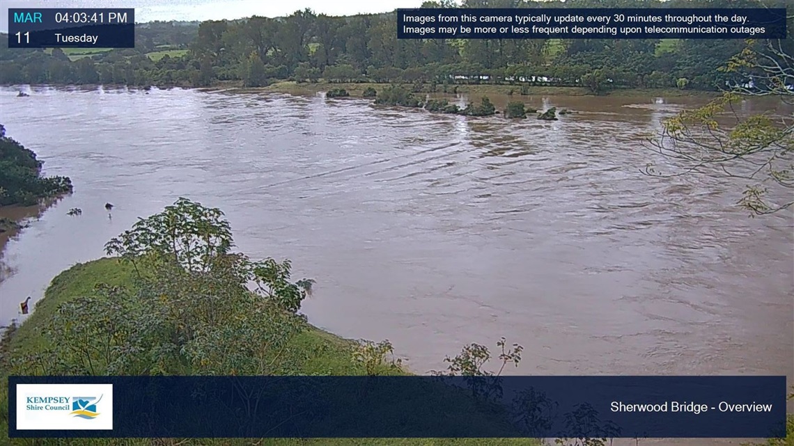 Bridge river flood update generic graphic