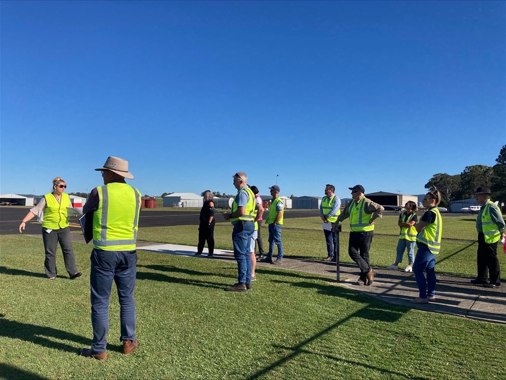 Councillors toured sites of major infrastructure projects