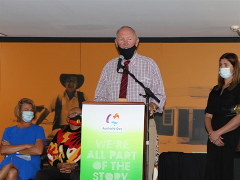 Citizen of the year Garry Munday