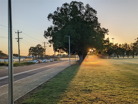 Track at verge and eden street sporting complex