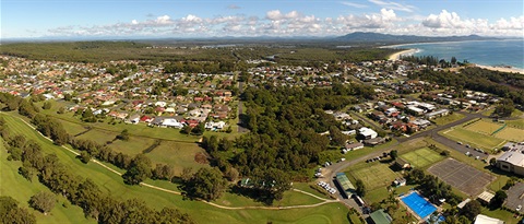 South West Rocks panorama