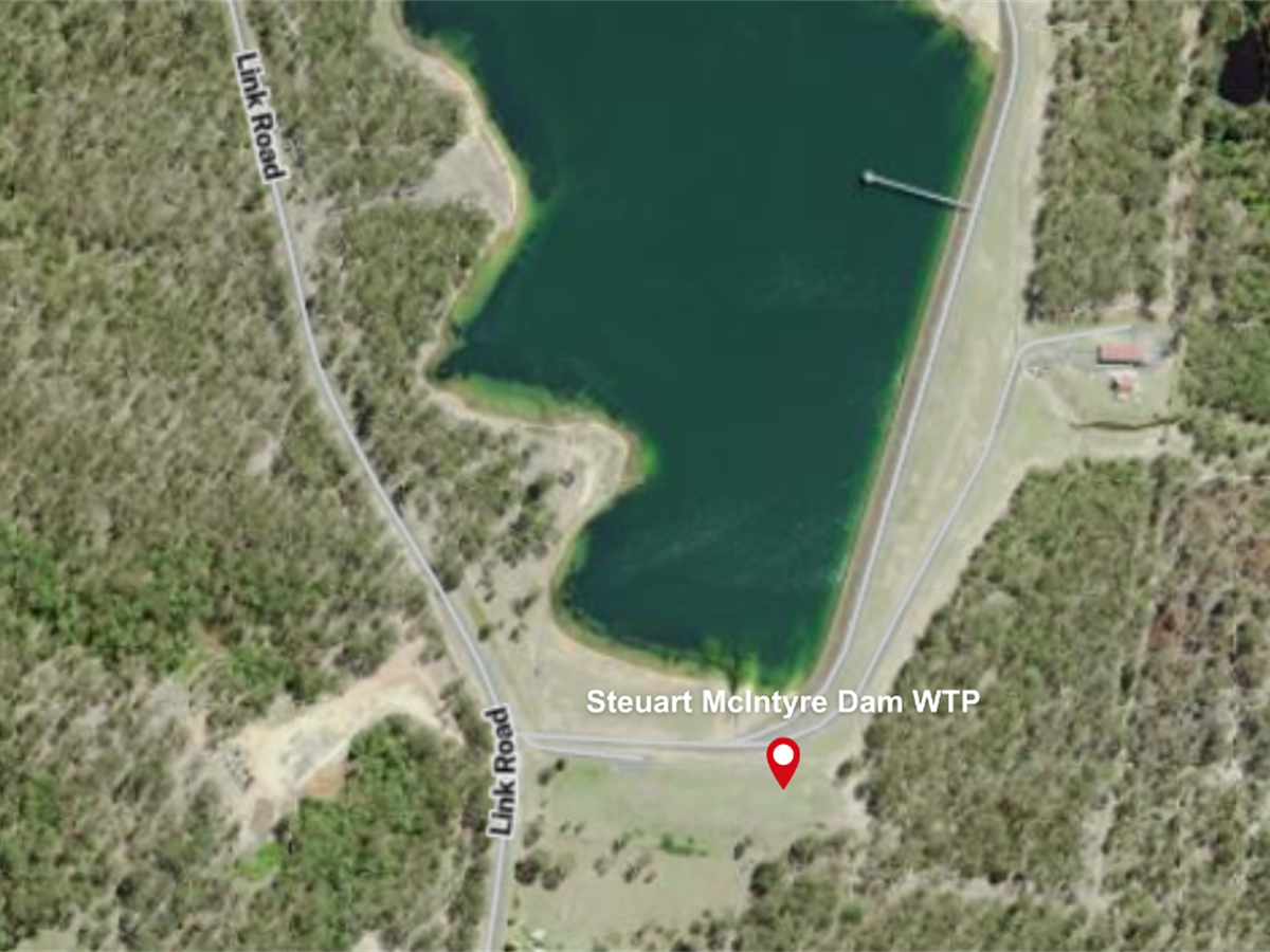 Steuart McIntyre Dam project location